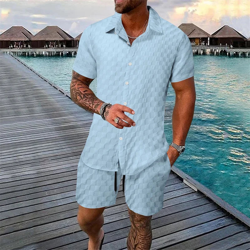Ensemble homme chemise et bas coordonné – CLEVI Paris