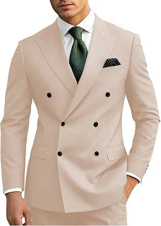 Costume homme 2 pièces double boutonnage – CLEVI Paris