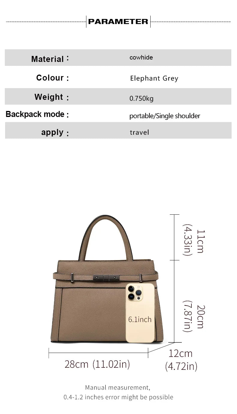 Sac fourre-tout femme souple uni – CLEVI Paris