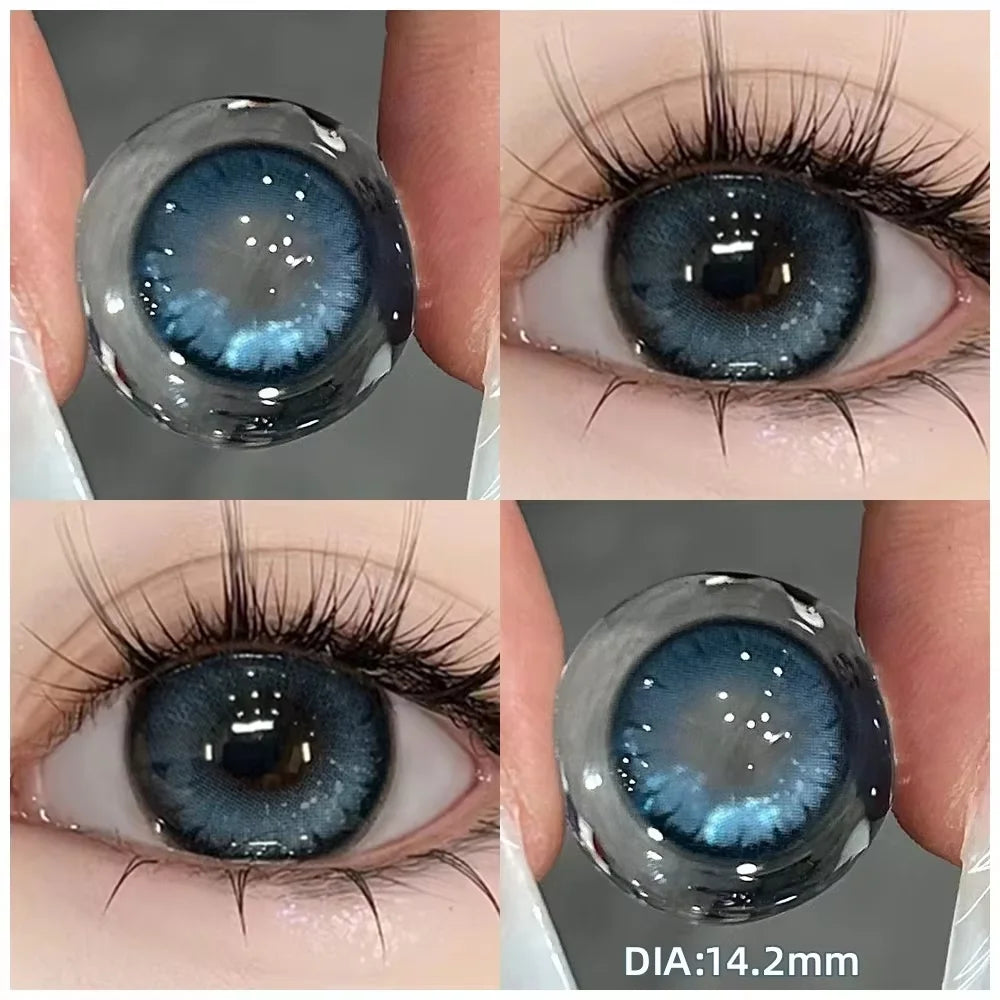 Lentilles de Couleur OVOLOOK Correctrices Myopie 9 Coloris 24 Degrés Port 6 Mois – CLEVI Paris