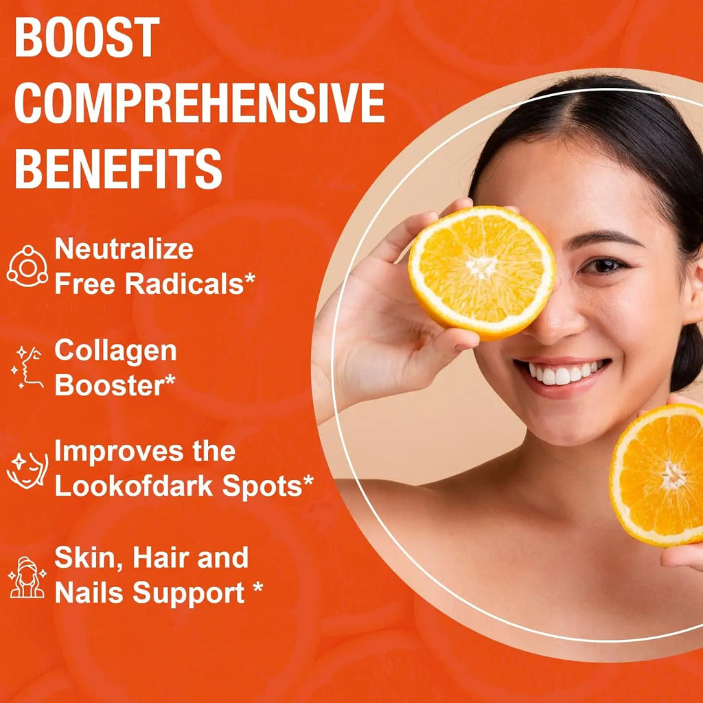 Vitamine C, 60 gommes à mâcher – CLEVI Paris