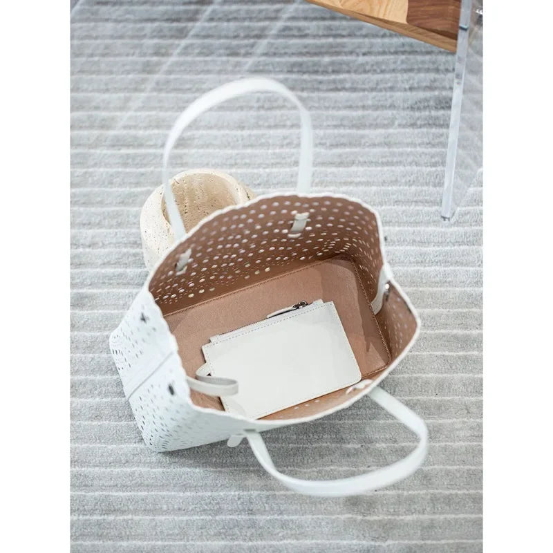 Sac seau femme ajouré, trois formats – CLEVI Paris