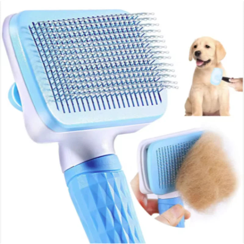 Brosse autonettoyante pour chien et chat – CLEVI Paris