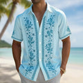 Chemise homme en lin à manches courtes – CLEVI Paris