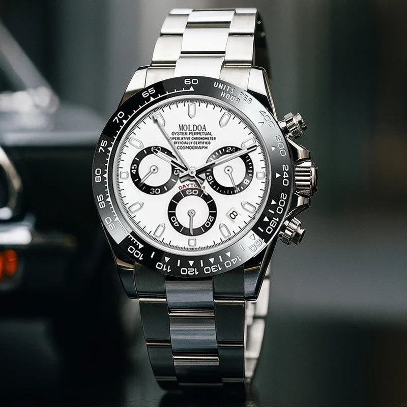 Montre Quartz Homme Cadran Points & Lignes Bracelet Alliage 10 Coloris – CLEVI Paris