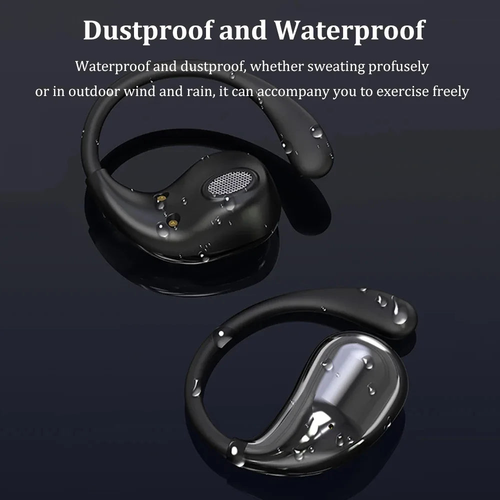 Écouteurs Open-Ear KEBIDUMEI Bluetooth 5.4 LED Tactile – CLEVI Paris