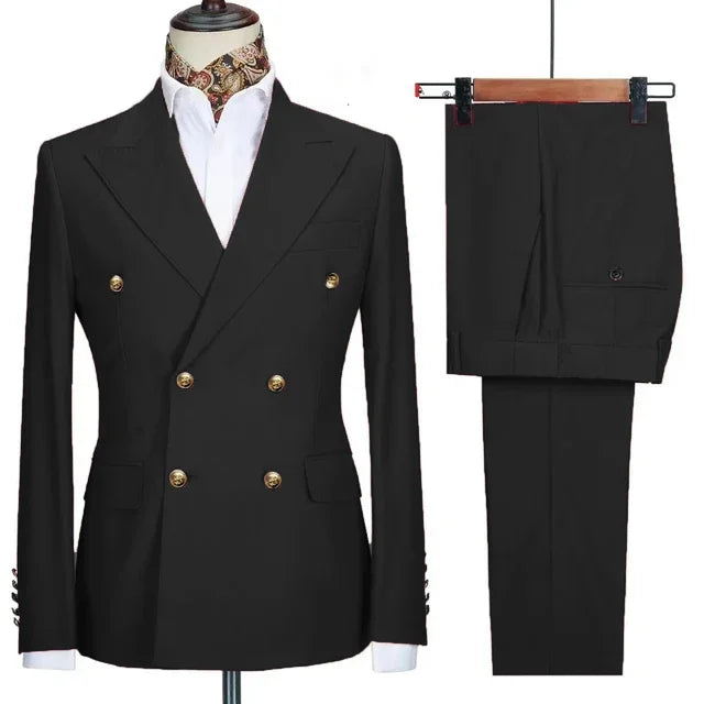 Costume croisé homme – Mariage & soirée – CLEVI Paris