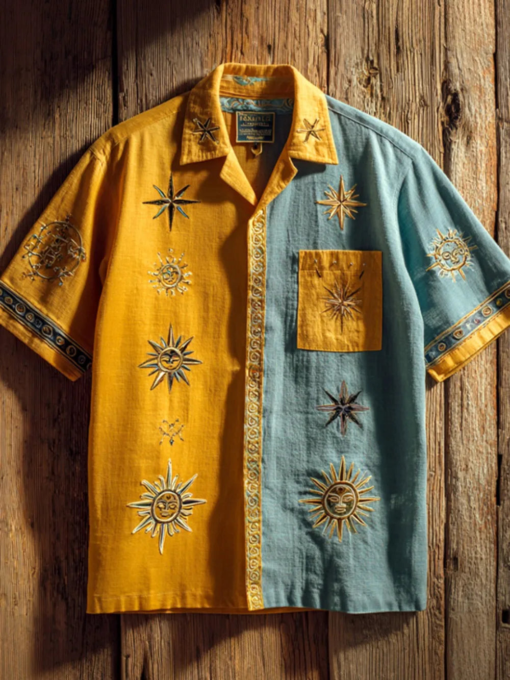 Chemise homme en lin à manches courtes – CLEVI Paris