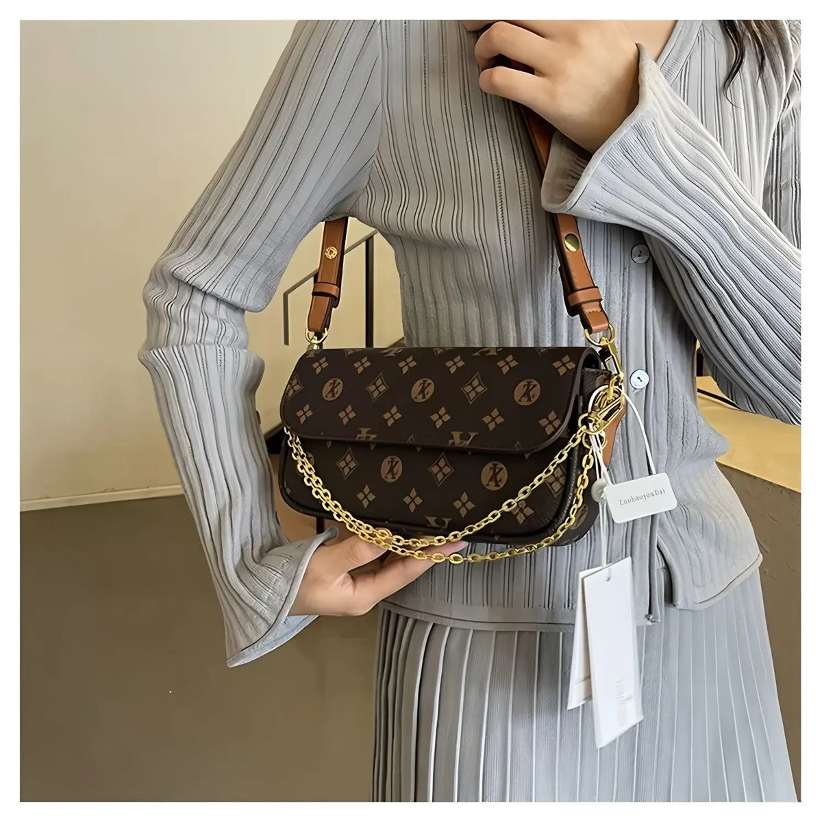 Mini sac rectangulaire femme rétro – CLEVI Paris