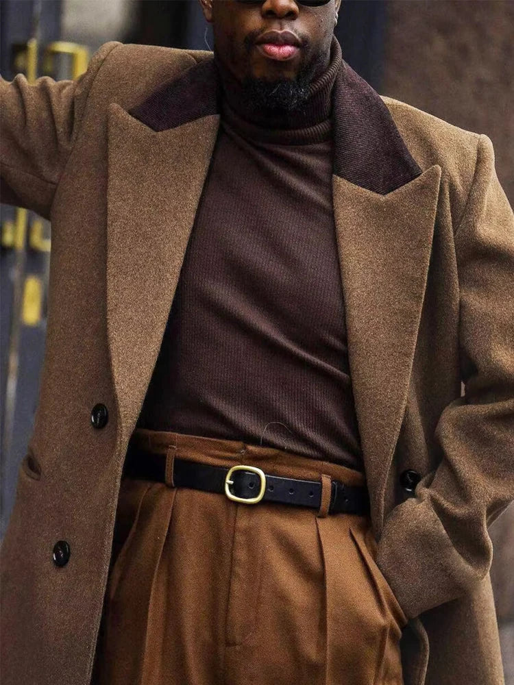 Blazer homme long double boutonnage – CLEVI Paris