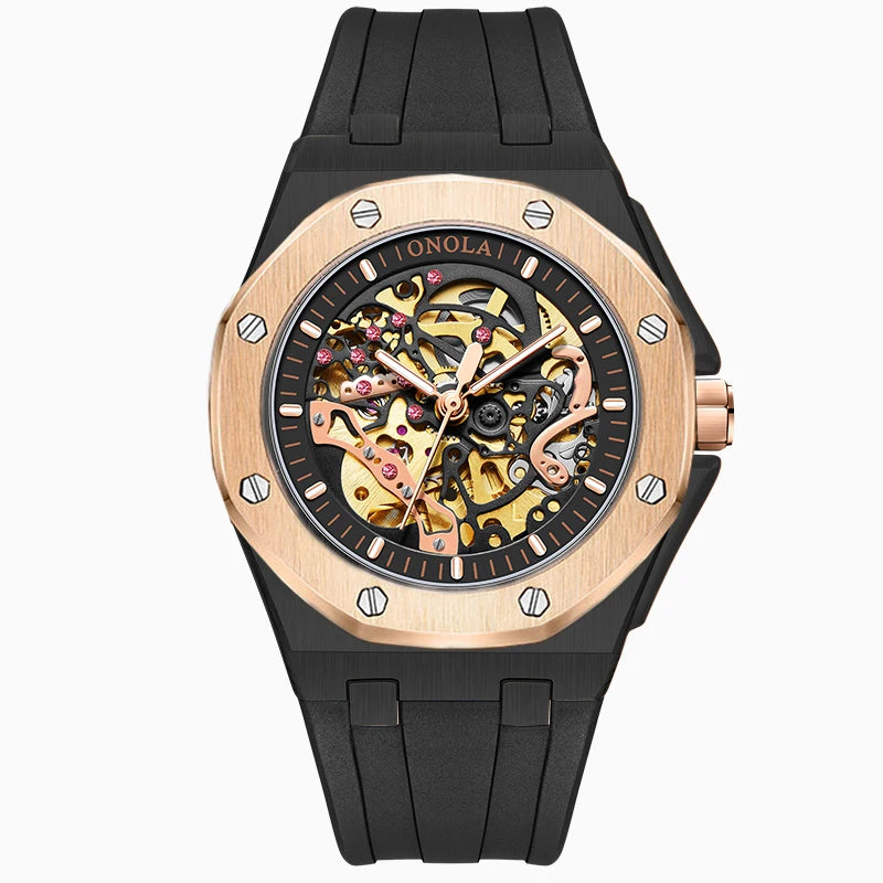 Montre Homme ONOLA ON3834 Automatique Squelette – CLEVI Paris