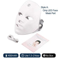 Masque LED visage et cou 7 couleurs – CLEVI Paris