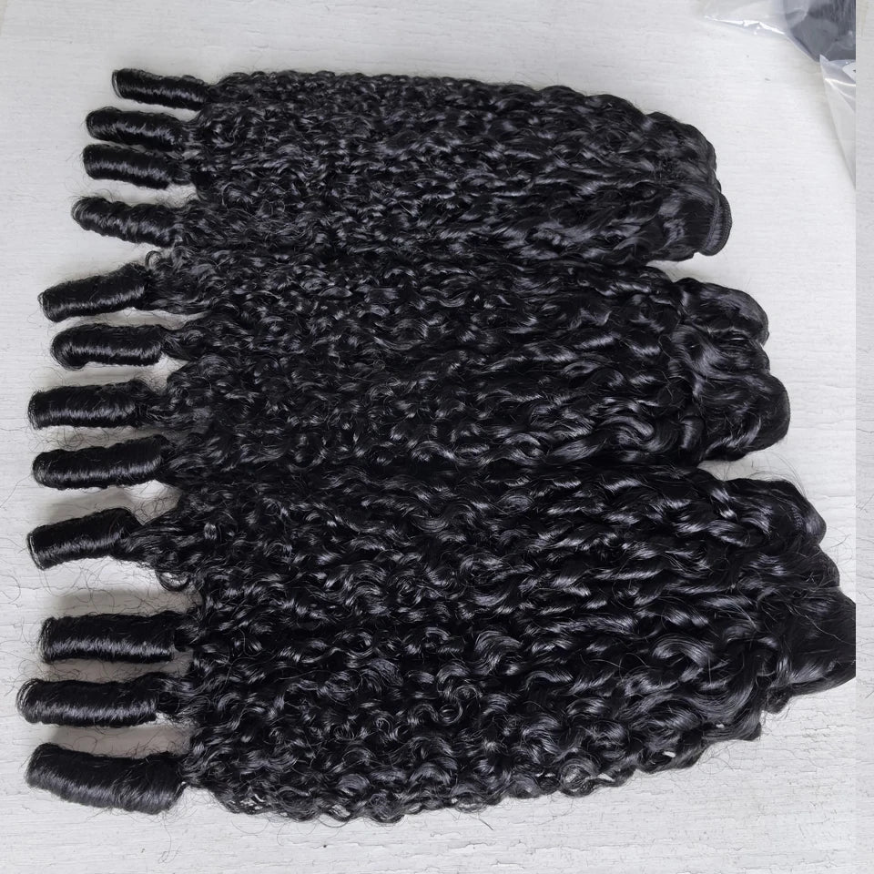 Burmese Curly Bundles Extensions Cheveux Humains Remy Hair – CLEVI Paris