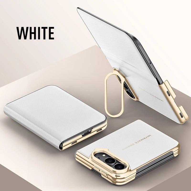 Étui iPhone Duo en simili cuir avec support – CLEVI Paris