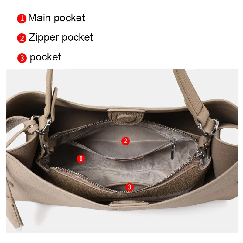 Sac hobo femme souple à bandoulière – CLEVI Paris