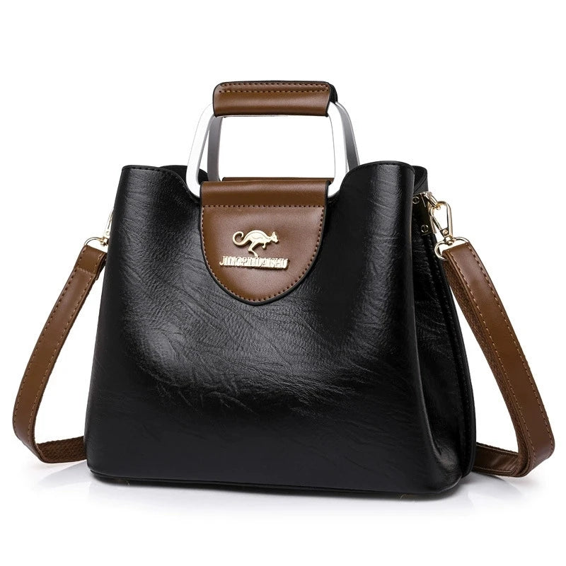 Sac À Main Vintage Multi-Poches Femme Bandoulière – CLEVI Paris