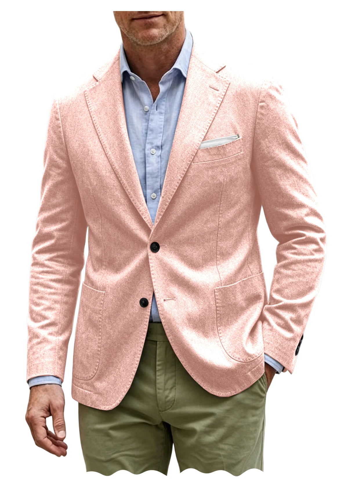 Blazer Homme Coton Léger – CLEVI Paris