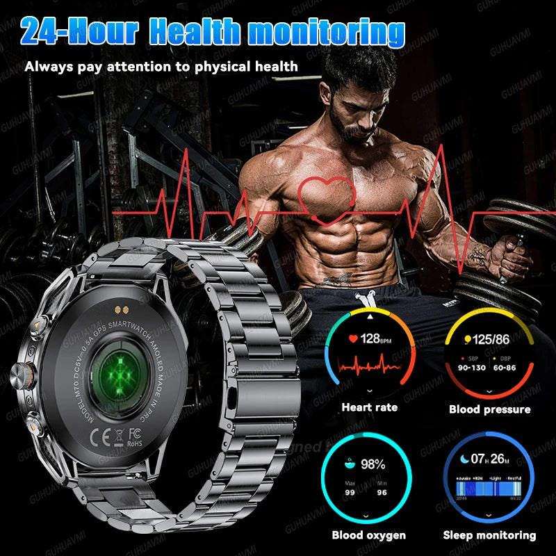 Montre connectée GUHUAVMI M70 AMOLED – CLEVI Paris