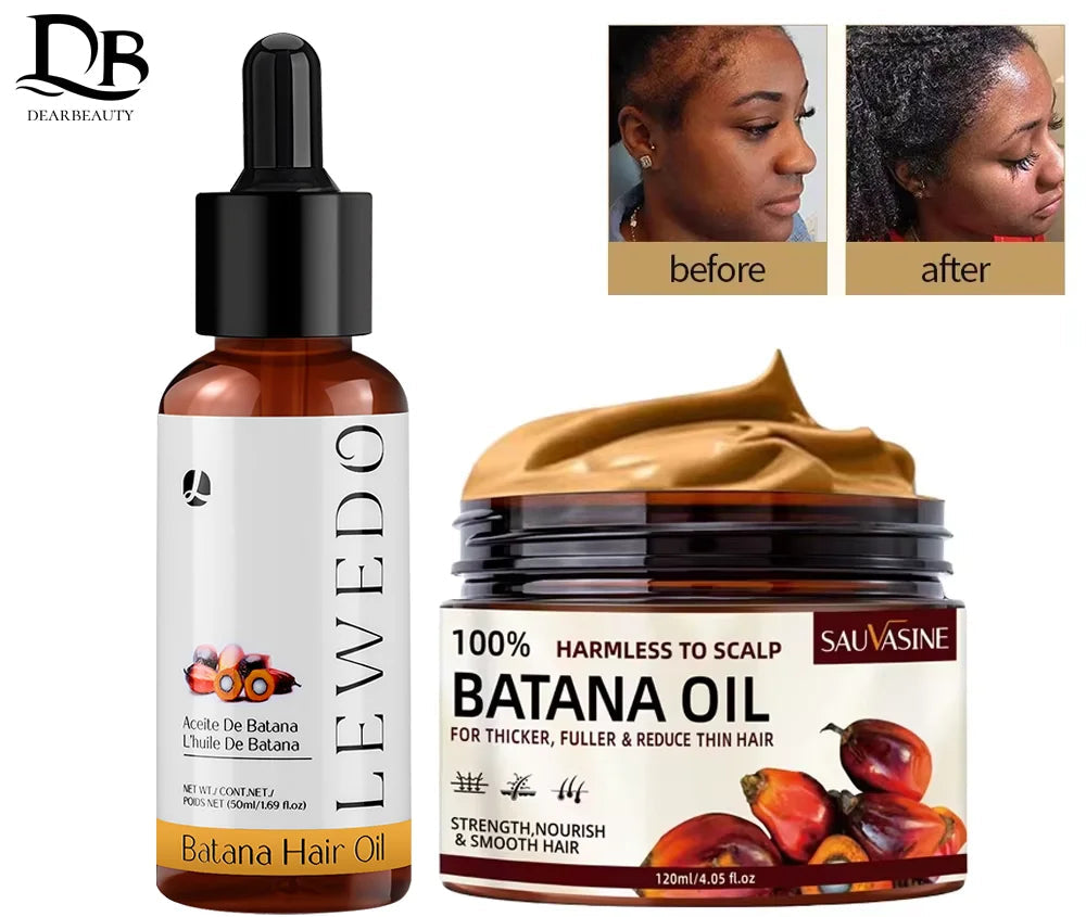 Soins au batana Hailicare, huile et après-shampoing – CLEVI Paris