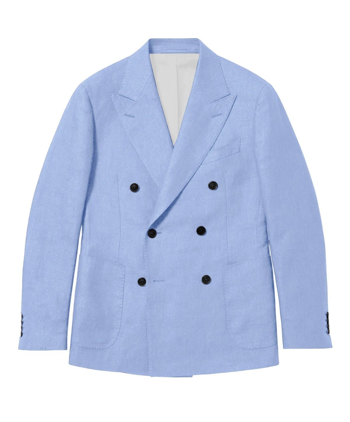 Blazer croisé homme en lin – CLEVI Paris