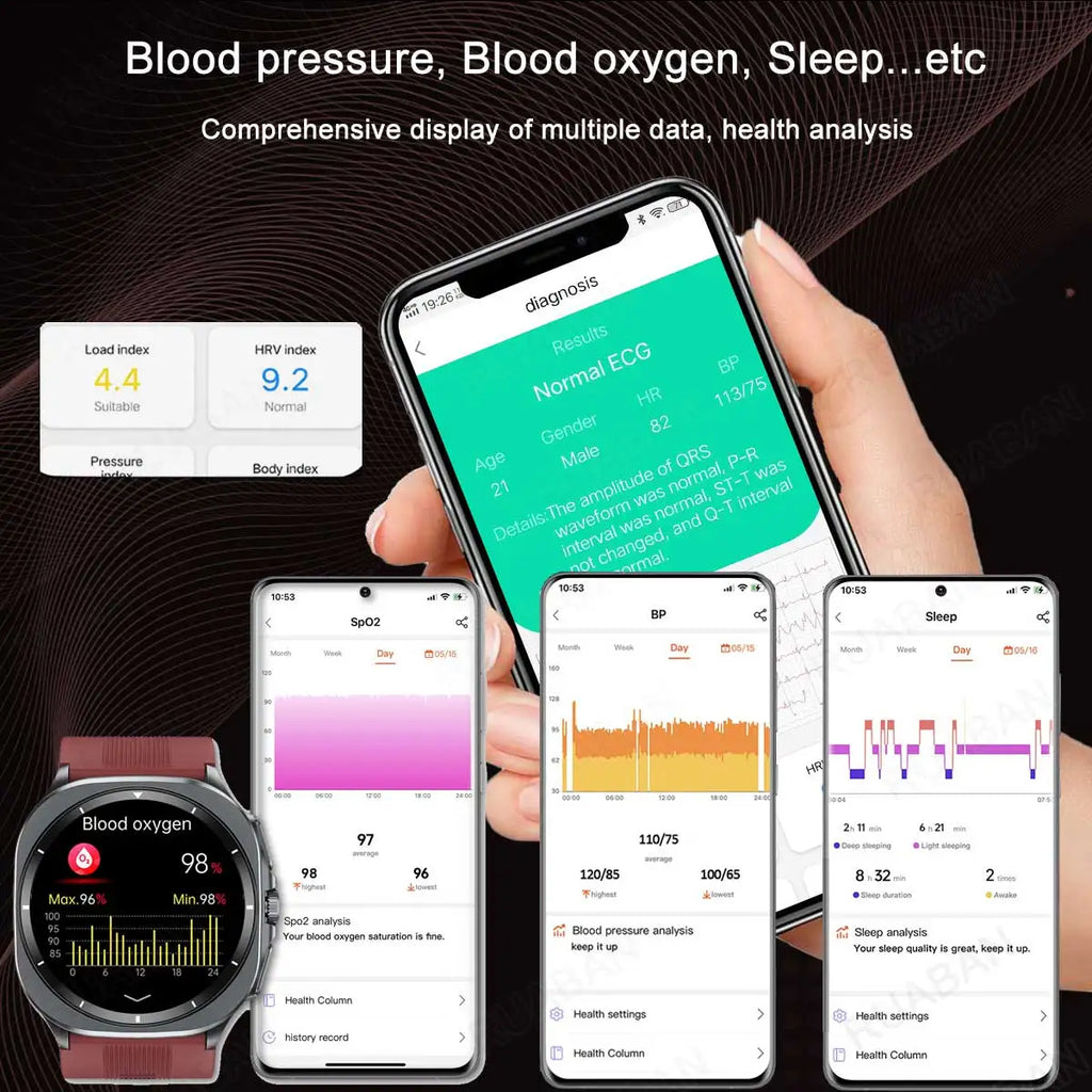 Montre MTIMENX AMOLED 1,43″ Bluetooth – CLEVI Paris