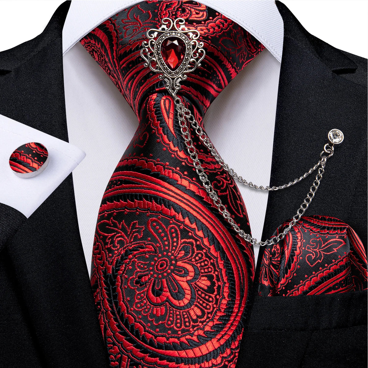 Coffret cravate homme, pochette et accessoires – CLEVI Paris