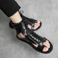 Sandales Unisexe Cuir PU Style Britannique Plage Été – CLEVI Paris