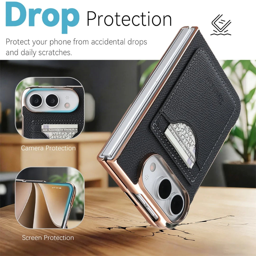 Étui iPhone Duo mat avec support pliable – CLEVI Paris