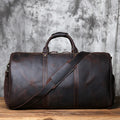 Sac de voyage rétro en cuir NZPJ – CLEVI Paris
