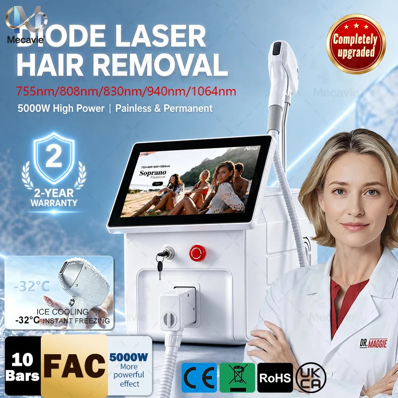 Appareil d’épilation laser diode Emsnova – CLEVI Paris