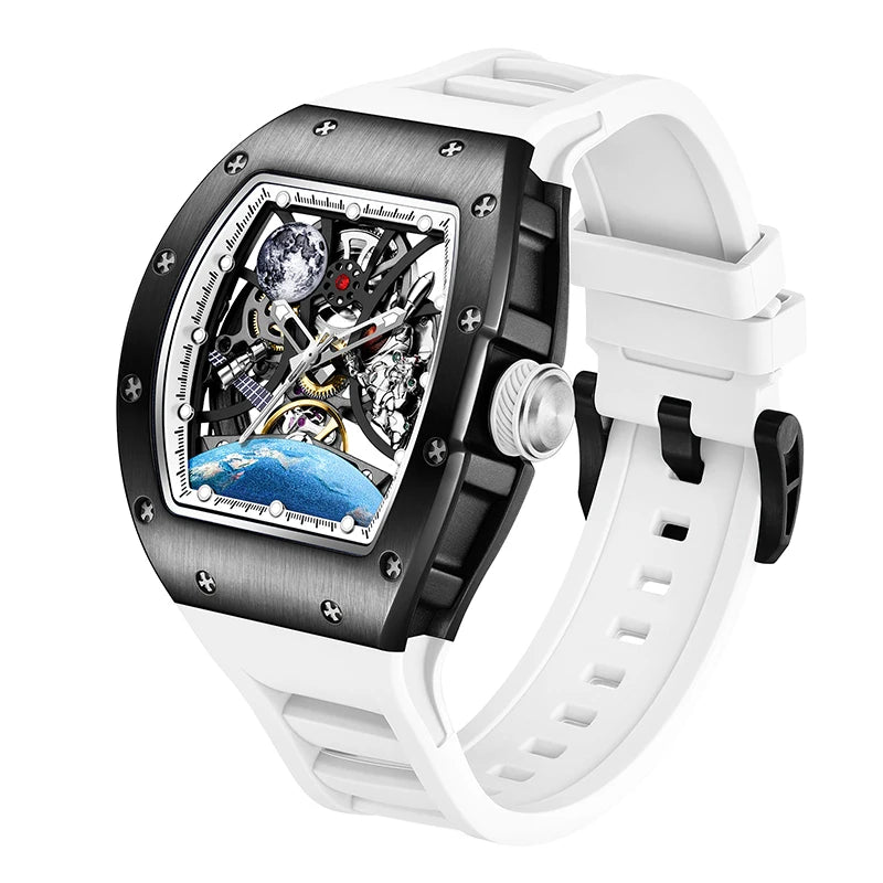 Daniel Gorman 919014 Montre Homme Automatique Squelette Tonneau Sport – CLEVI Paris