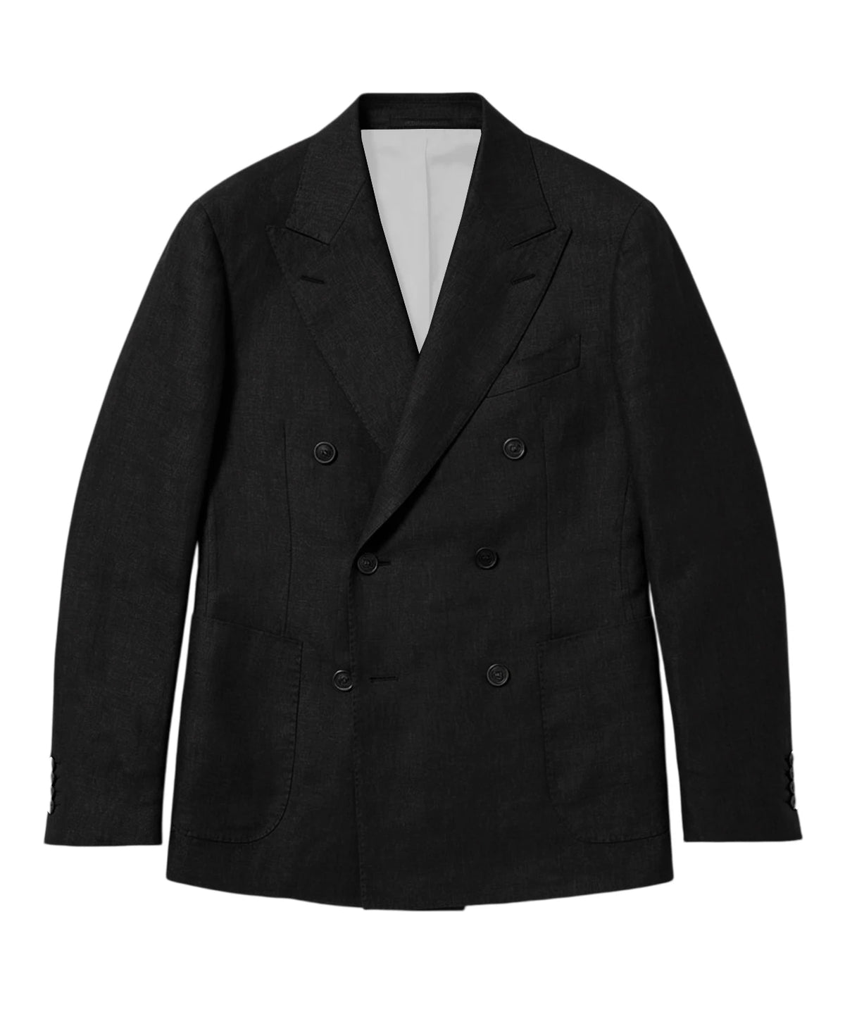 Blazer croisé homme en lin – CLEVI Paris