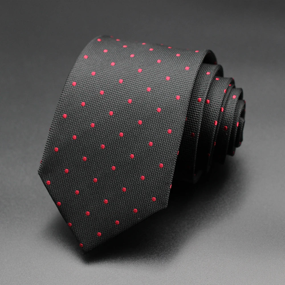Cravate homme à pois, style élégant – CLEVI Paris