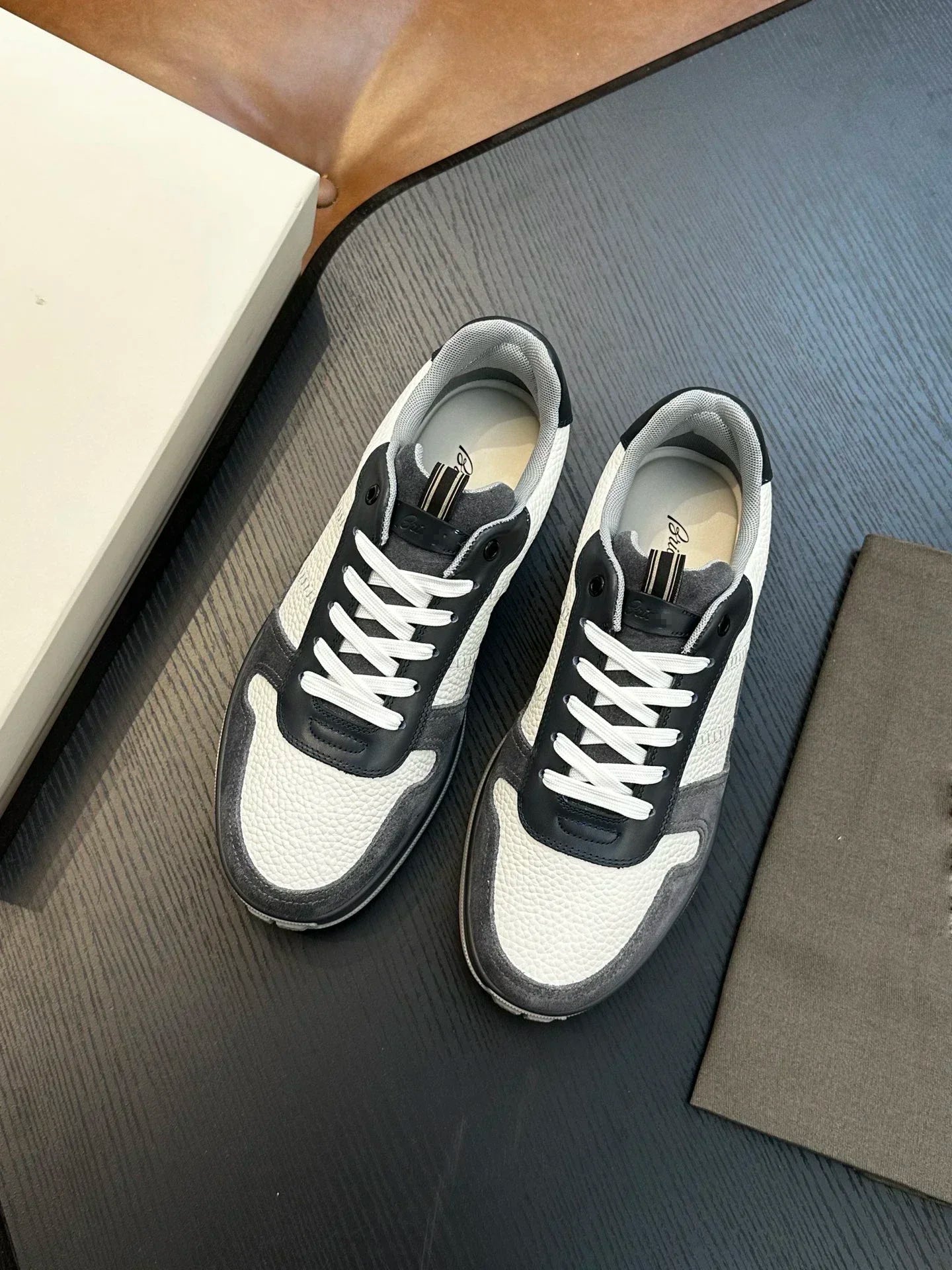 Sneakers Homme Cuir Véritable Vachette OECHSLI – Casual Business Respirantes – 6 Coloris, Pointures 38 à 46 – CLEVI Paris