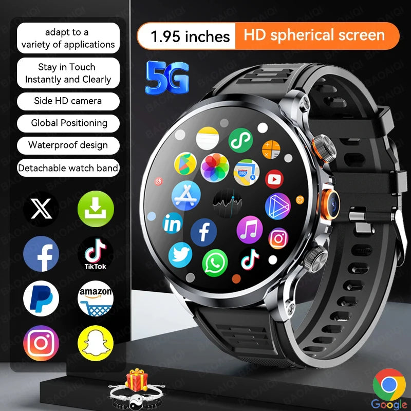 Montre Connectée 4G AMOLED BAOAIQI GPS SIM Google Play – CLEVI Paris