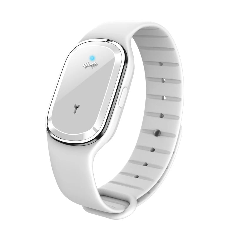 Bracelet Anti-Moustiques USB Rechargeable – Silicone, Réglable, Enfant & Adulte