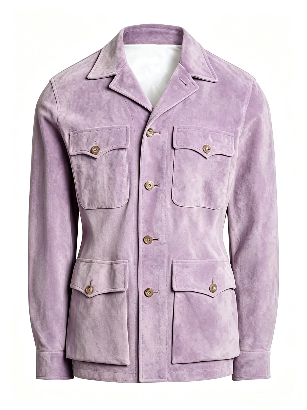 Veste safari homme en imitation daim – CLEVI Paris