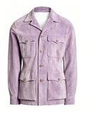 Veste safari homme en imitation daim – CLEVI Paris