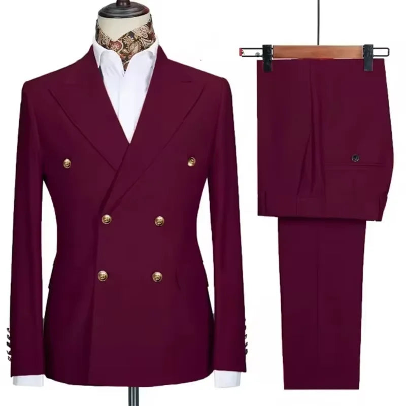 Costume homme 2 pièces, double boutonnage – CLEVI Paris