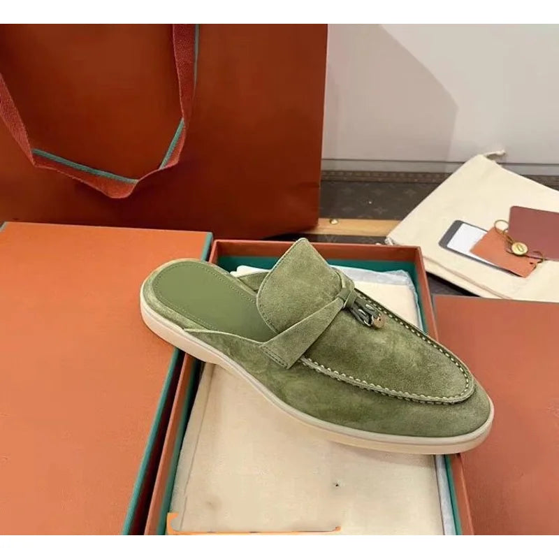 Mocassins Femme Cuir Véritable Loafers Confort Slip-On Casual EU 35-47 – CLEVI Paris