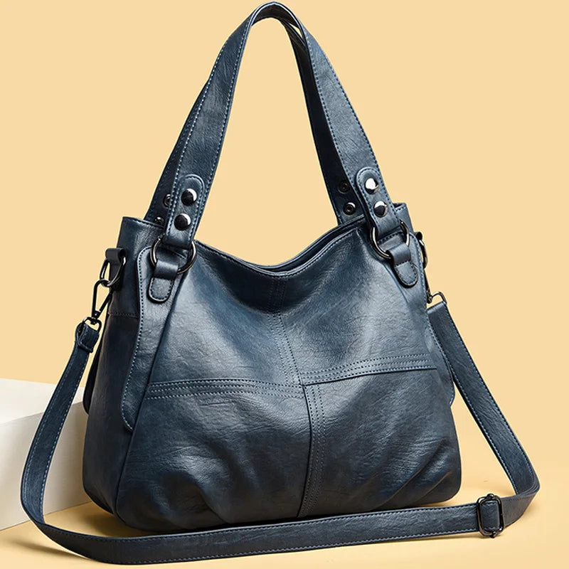Sac cabas femme en PU à poches – CLEVI Paris
