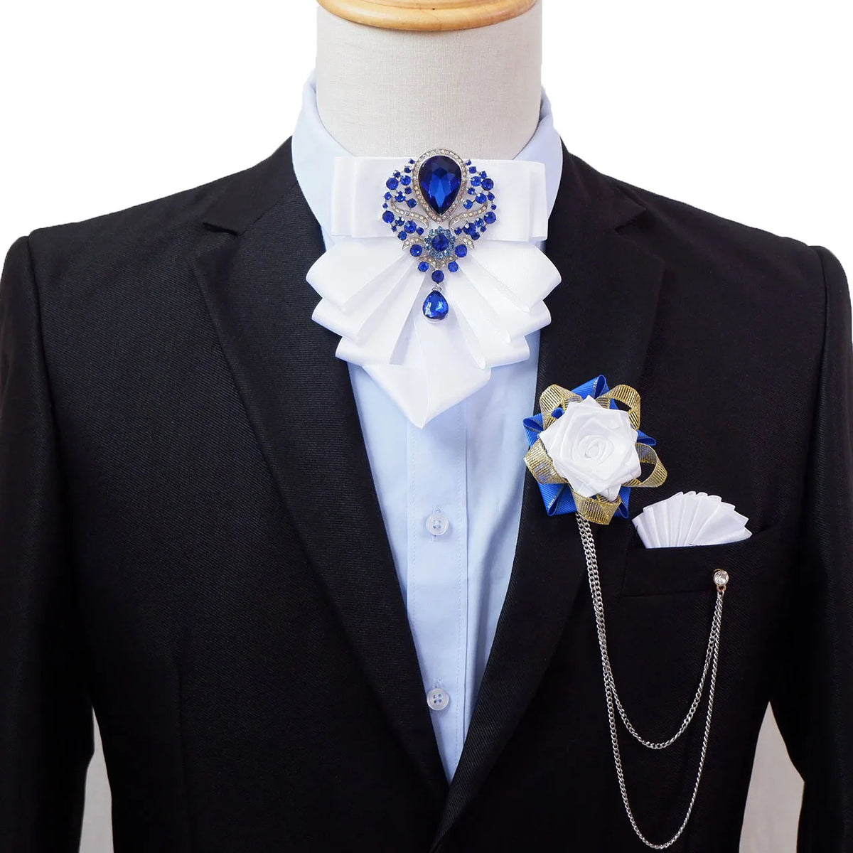 Nœud papillon strass, accessoire élégant – CLEVI Paris