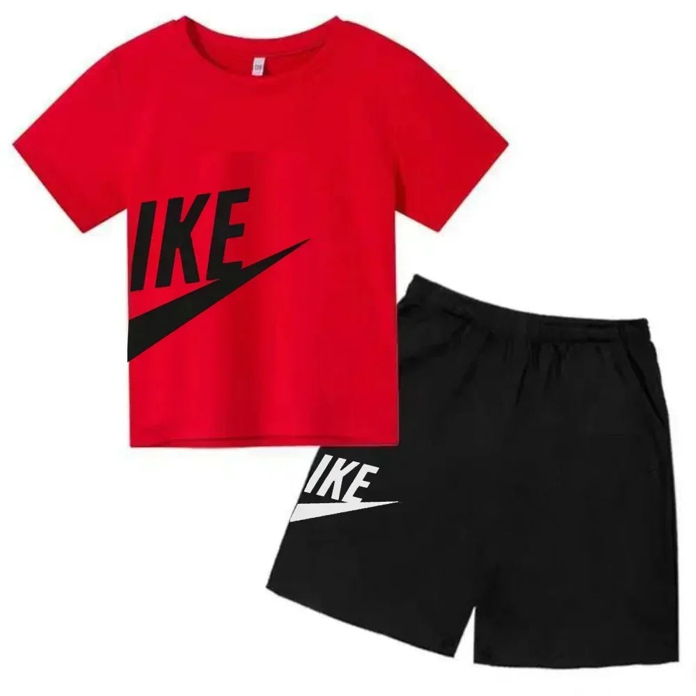 Ensemble enfant T-shirt et short en coton – CLEVI Paris