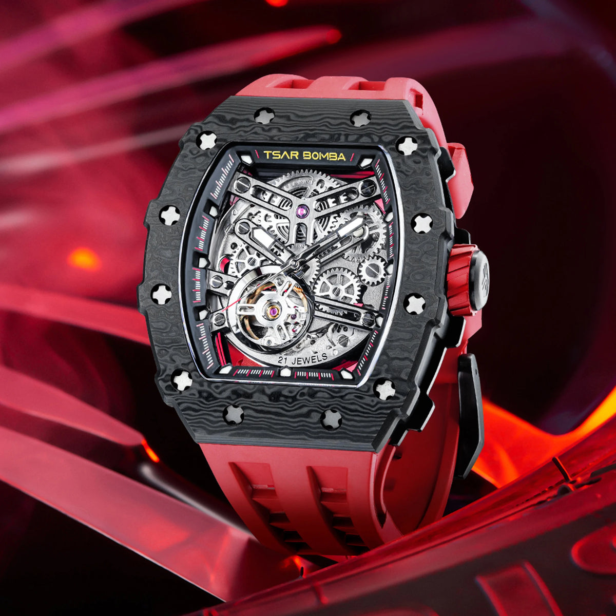 Montre mécanique TSAR BOMBA TB8208CF – CLEVI Paris