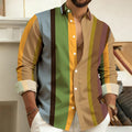 Chemise rayée homme manches longues – CLEVI Paris