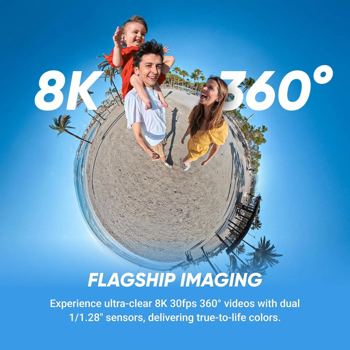 Caméra Insta360 X5 8K 360° préactivée – CLEVI Paris