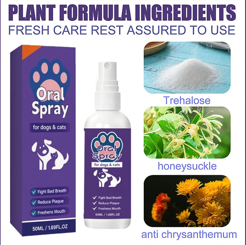 Spray bucco-dentaire pour chiens & chats – CLEVI Paris