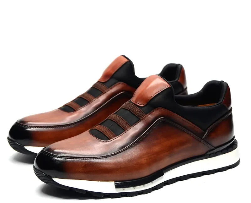 Sneakers Cuir Suède Homme – CLEVI Paris
