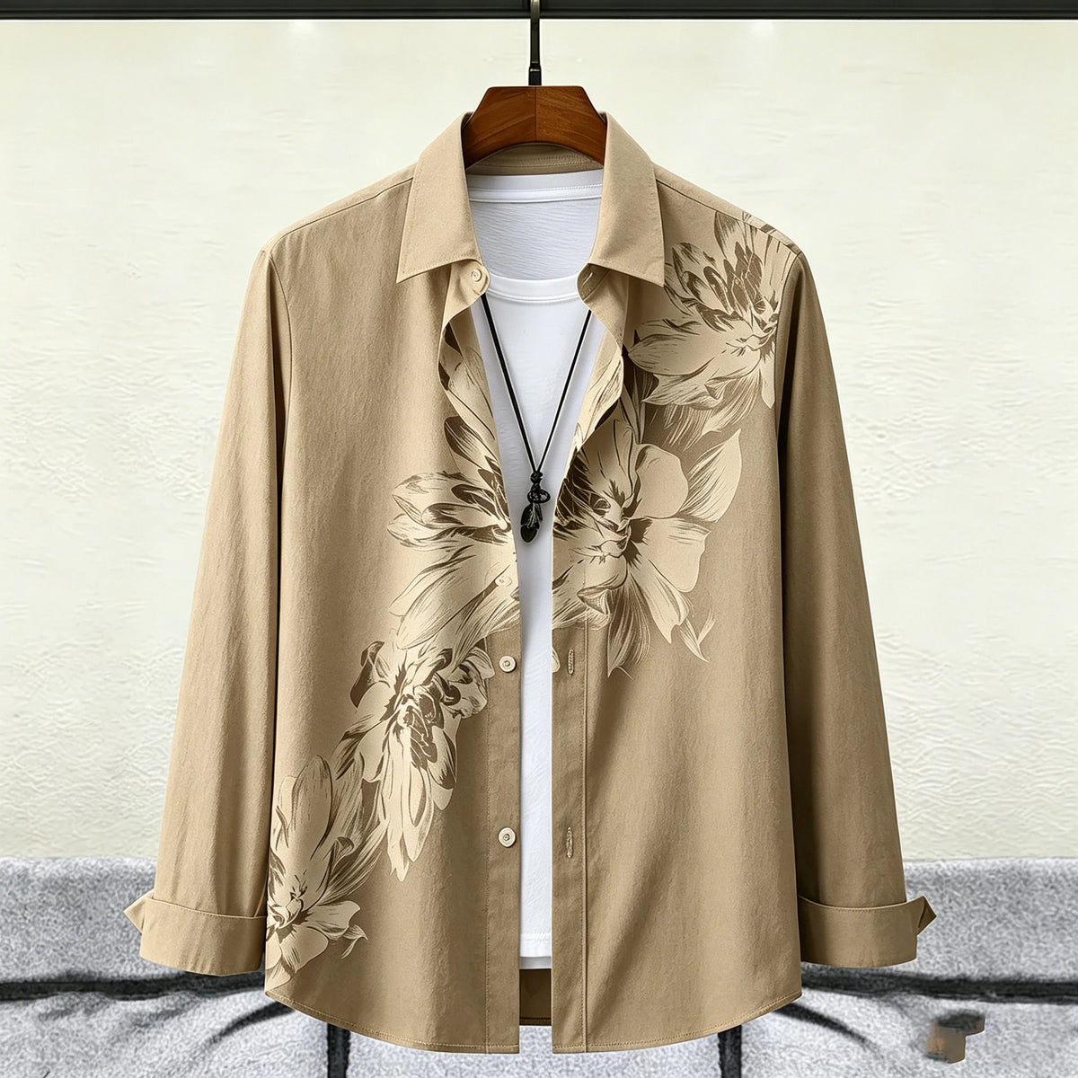 Chemise florale aquarelle homme – CLEVI Paris