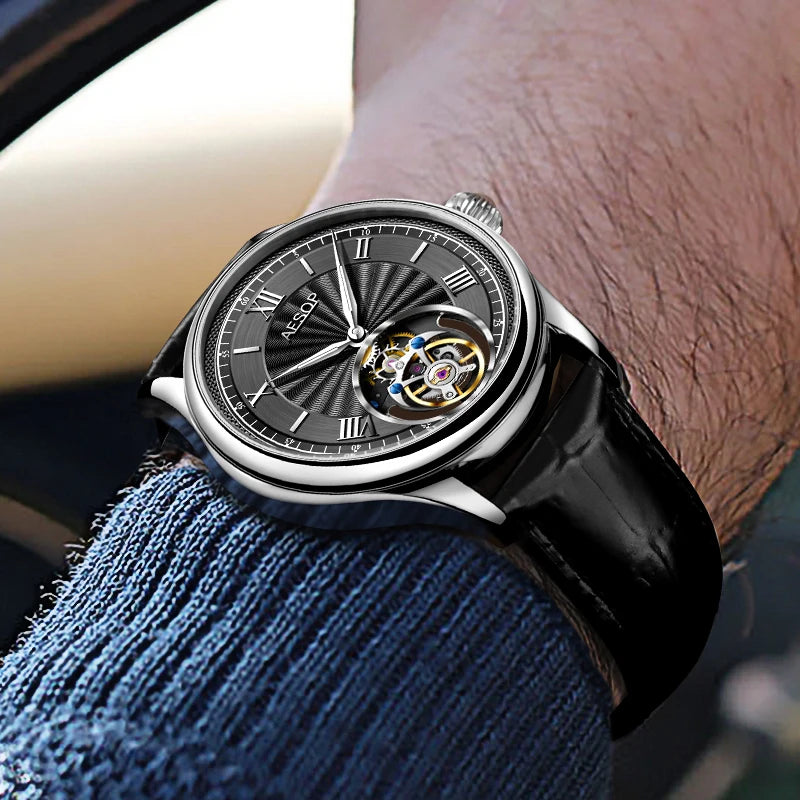 Montre mécanique AESOP 7041 squelette – CLEVI Paris